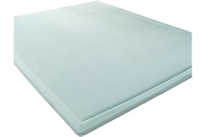 LEHOUR Tappeto di Velluto Corallo Ispessimento per Bambini Coperta strisciante Tappeto Morbido per Bambini Tatami Tappetino Antiscivolo per Bambini (Azzurro Chiaro, 150 * 180CM)