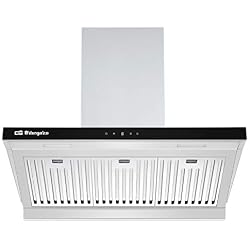 Orbegozo DS 63190 IN Hotte aspirante 90 cm, classe A, filtres en aluminium professionnels amovibles, extraction 636,2 m3/h, éclairage LED, 3 niveaux de puissance