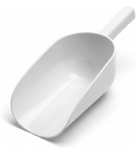 Pelle à farine, pelle à glace transparente, mini pelle jusqu'à nourriture pour Buffets