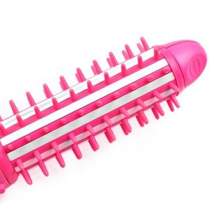 Denshine Hair Brush Straightener Flat Iron Hair Curling Tongs Curler Machine
