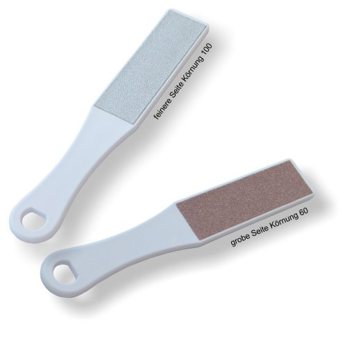Profi Fußfeile Hornhautfeile F-Podologie, weiss, Pediküre - 2