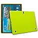 Produktbild Juppa® Samsung Galaxy Tab S 10,5 Zoll SM-T800 SM-T805 TPU Gel Silikon Tasche Hülle Schutzhülle mit HD LCD Displayschutz Schutzfolie Folie (Grün / Green)