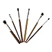 Imported 6Pcs Bamboo Concealer Eyeshadow Blending Brush Set Face Makeup Tool Kit RS.295.00