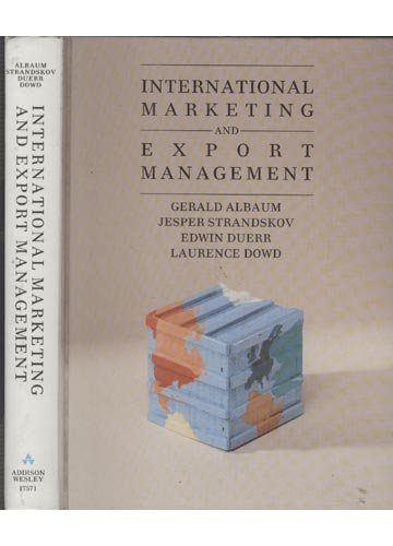 International Marketing and Export Management (International Business Series)