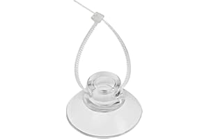 Pawfly 20 Pack Aquarium Saugnäpfe und 40 Stück verstellbare Reißverschlüsse Kabel Set Fish Tank Tools für Bindung Moos Holding Airline Tubing Dekorationen Shrimp Nests und Reptilien Hängematten