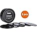 Produktbild Rollei Extremium Filterset bestehend aus: je 1x UV Filter, 1x Polfilter und 1x Grau Filter ND8 Filter aus Gorilla Glas mit Titan Ring und Aluminium-Schutzdeckel für Kamera Objektive. (77mm)