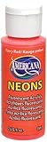 DecoArt Neon amerciana acrylics Paint, Fiery Red