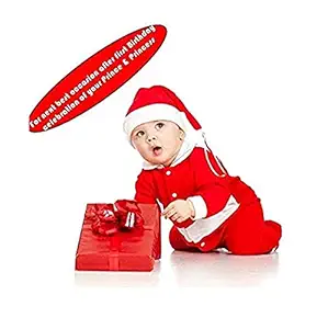 Mobina Santa Claus Dress Costume for Boys Girls Kids (6 Months-12 Months)