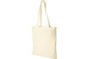 NOTRASH2003 Borsa cotone tinta unita con manici lunghi 10 pezzi – Ideale per tessuto pittura