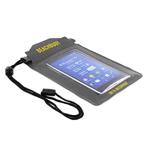 Custodia Impermeabile Trasparente BeachBuoy per Cellulari / Smartphone / iPhone / iPod / Fotocamere - Garantita fino a 5 metri di profonditÃ 