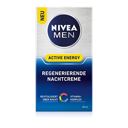 Nivea Men Regenerierende Nachtpflege Creme Active Energy, 1er Pack (1 x 50 ml) - 2