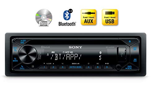 Sony MEX-N4300BT Autoradio mit CD, Dual Bluetooth, USB und AUX Anschluss | Freisprechen | 4 x55 Watt | blau – Bild 3