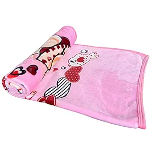 AWSM COLLECTION Export Premium Supersoft Baby Blanket for 0-3 yrs Kids(90x110 cm,Baby Pink)