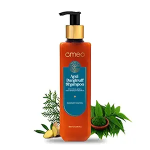 Omeo Anti Dandruff Shampoo With Benefits From Natural Ingredients | Clear Away Dandruff, Gentle on Hair For Men & Women 180 ml