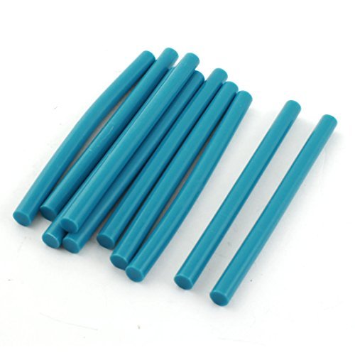 10 Bâtons De Colle Thermofusible Turquoise Uxcell - 7mm X 100mm, Pour Pistolet à Colle, Neufs