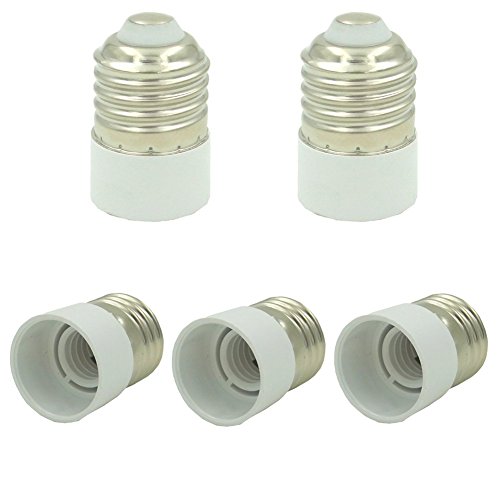 Preisvergleich Produktbild Sienoc Lampensockel Ausführungen Adapter für LampenFassung (5 Pack, E27 auf E14)