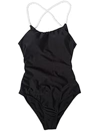 K-youth® Ropa De Baño Bañador de una Pieza Bikini Mujer 2018 Bikini Push Up Mujer Sin Respaldo Playa Bikinis Brasileños Mujer Con Relleno Bikinis Mujer Traje De Baño Mujer Color sólido