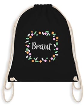 JGA Junggesellinnenabschied - Braut Blüten - Turnbeutel I Gym Bag