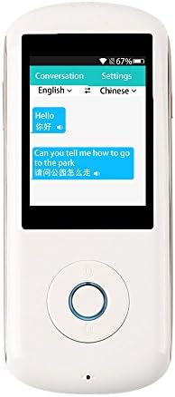 LMYSTAR Smart Translator with Touch Screen Smart Interpreter Instant Smart Voice Translator Device 4G/Wifi Accuracy rate of 97% Smart 28 Countries Language Translator for Learning,Travel,Shopping,Business