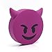 Produktbild iprotect Emoji-Powerbank 2000mAh Externes Ladegerät im Teufel-Emoji-Design für Smartphones und andere Geräte mit USB-Anschluss - inklusive Micro USB-Ladekabel