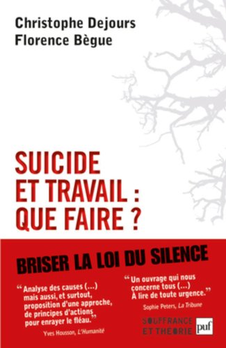 couverture de : Suicides et travail que faire ?