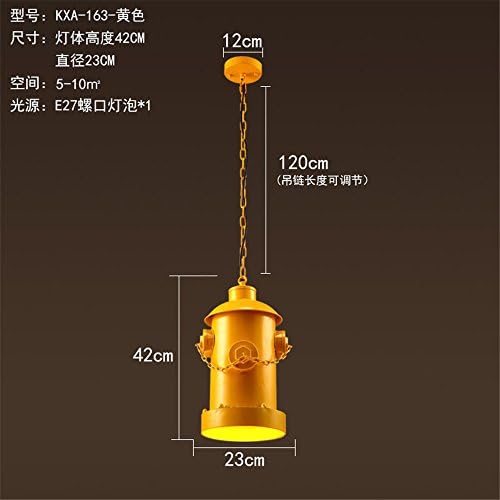 SQIAO Modern LED Pendant Lights Iron Chandelier restaurant Cafe Lounge Bar Hallway Fire Hydrant Post Chandelier