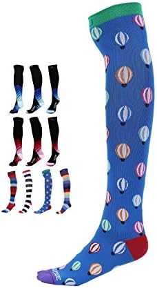 Compression Socks 20-30 mmHg for Men & Women – Best for Running, Flight Travel, Nurses, Pregnancy, Sports, Recovery, Shin Splints, Medical – Stylish & Boost Circulation & Stamina