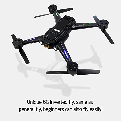XK X252 5.8G FPV 7CH 6-Axis Gyro Drone RC Quadcopter RTF 1804 Brushless Motor, with 720P Camera -Black