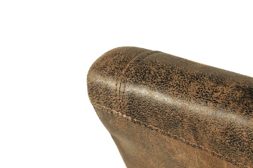 SAM® Esszimmer Polster-Stuhl in wild-leder optik eiche Beine, rustikales Design, Top Qualität [521350] - 