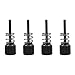 Produktbild Richer-R 4pcs Aluminium M3 Schrauben, langlebig M3-Gewinde Schrauben für CPU Wasserkühlung Block für Intel 1150 1151 1155 1156 Schwarz/Silberig/Blau/Rot(Black)