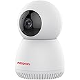 MANOMAY 3MP Smart CCTV Wi-fi Home Security Camera with Pan Tilt 360° View, 2 Way Talk, Cloud Monitor, Motion Detect, Supports SD Card Up to 256 GB, Night Vision, Alexa (3MP Protect Bot)