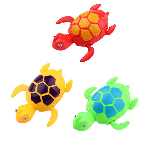 Gazechimp Wind-up Uhrwerk Schildkröte Kinder Bathtime Spielzeug Sammler Wind-up Toy, Baby Lernspielzeug, Geschenk, Zufällig Farbe, Idea auch als Haus Tisch Zimmer Dekoration - 3