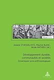 Image de Développement Durable, Communautés Et Sociétés: Dynamiques Socio-anthropologiques