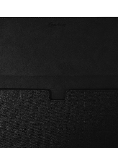 Emartbuy Universal 10 - 12 Zoll Dunkelgrau Premium Textured Fabric Magnetisches Kasten Folio Mappen Kasten Abdeckung H  lse Geeignet F  r Ger  te Aufg