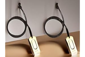 Mythrojan Dog Clickers Combo Set, Pet Training Clicker with Leather Cord US Engraved WII Military Metal Gear Brass and Steel Animal Training Clickers - Pack of 2