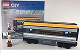 inkl. Original Bauanleitung LEGO ® City Speisewagen aus Personenzug 60197 Eisenbahn Waggon