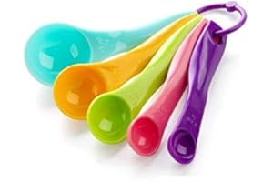 HEAVYSUN Messlöffel (Esslöffel und Teelöffel) - Löffel Set 5 teilig Ideal Für Den Weight Watchers / Wellness that Works mein WW FitPoints - SmartPoints Plan 2020