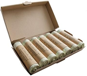 TSP Home Compostable Kitchen Caddy Bin Liners, 70 Food Waste Bags, 30 Litres - suitable for garden composting - 100% Compostable and Biodegradable - certified according to OK Compost HOME and EN 13432, 30 L, 50 x 57 cm