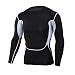 Produktbild foreverH Herren Sport Oberteile FORH Männer Camouflage Unterhemd Langarm-Kleidung Tight Trocknen Tops Muskelshirt für Training Gym Fitness & Bodybuilding