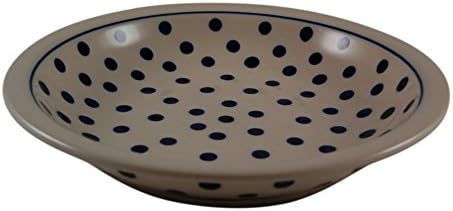 Polish Pottery Pasta Bowl Dotty