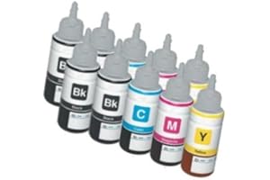 PRINTING SAVER 2x SETS & 2x BLACK compatible ink cartridges for EcoTank ET-2500 ET-2550 ET-2600 ET-4500 ET-4550 ET-14000 L120 L200 L210 L310 L350 L355 L365 L555 L1300 | 70ml T6641 T6642 T6643 T6644