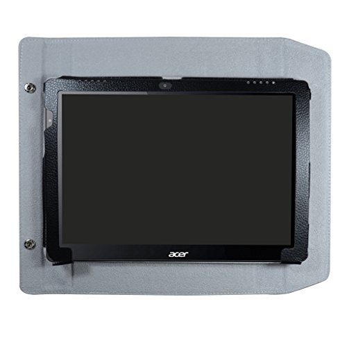 Acer Switch Alpha 12 Hülle,Mama Mouth 2-in-1 Abnehmbare PU-lederne Case hülle mit Standfunktion für 12″ Acer Aspire Switch Alpha 12 Windows 10 Tablet,Schwarz - 5