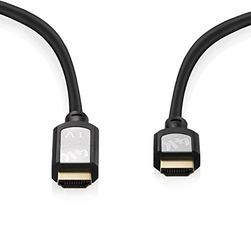 Sentivus 4K HDMI Kabel 7,5m (integrierter Verstärker, Ultra HD, 3D und ARC) auf HDMI 1.3, 1.4 und 2.0 kompatibel mit High Speed Ethernet und 3-fach Schirmung schwarz - 4