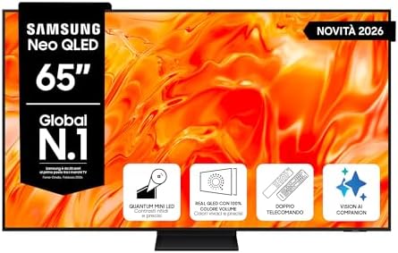 Samsung 65" QE65QN72HAUXZT NeoQLED 4K QD Mini LED Smart TV Vision AI 2026