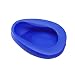 Produktbild Healifty Kunststoff Bettpfanne bettlägerig gelähmt Altenpflege Bettpfanne Kunststoff Toilettenschüssel (blau)