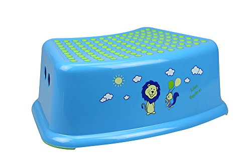 Toddler/Children's Anti Slip Step Up Stool (Blue)