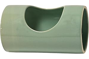 Nobby Nager Keramik Tunnel Ceramic Tube grün Ø 8,5 x 14,5 cm