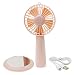 Produktbild HSeaMall Handheld Mini Fan mit Spiegel USB wiederaufladbare Tisch Schreibtisch elektrische Fans Lüfter für Home Office Reisen Camping Outdoor-Aktivitäten (Mirror Fan Pink)