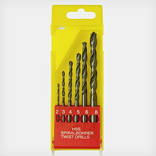 Preisvergleich Produktbild Metallbohrer 6-teiliges HSS-R Set