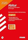 STARK Abiturprüfung BaWü 2020 - Englisch by